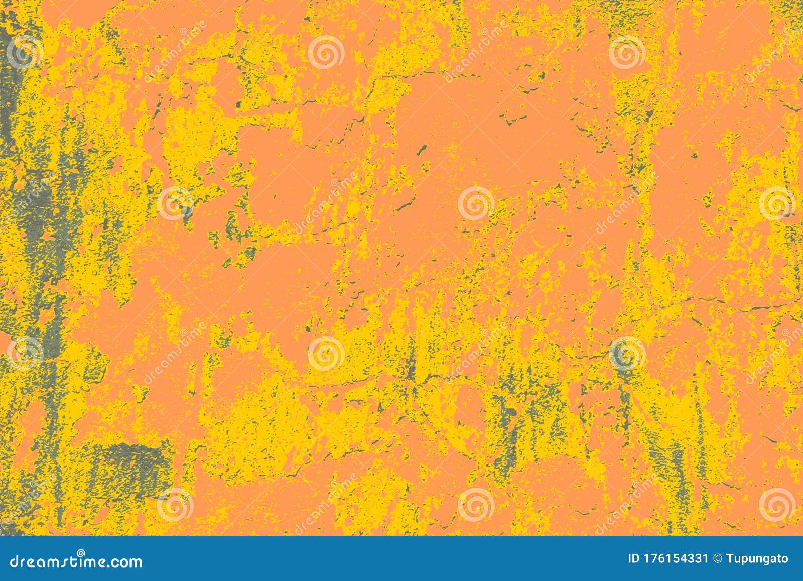 Orange Distressed Background Stock Vector Illustration of blank