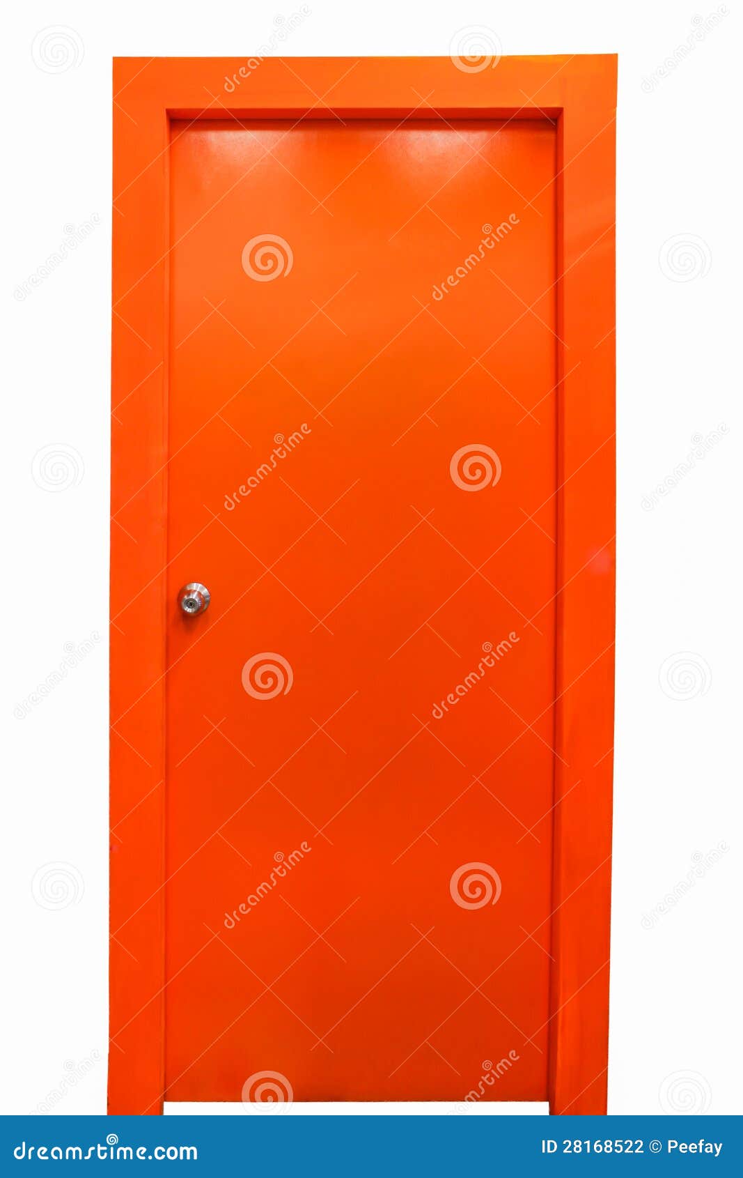 Orange Door stock photo. Image of locking, enter, gate - 28168522