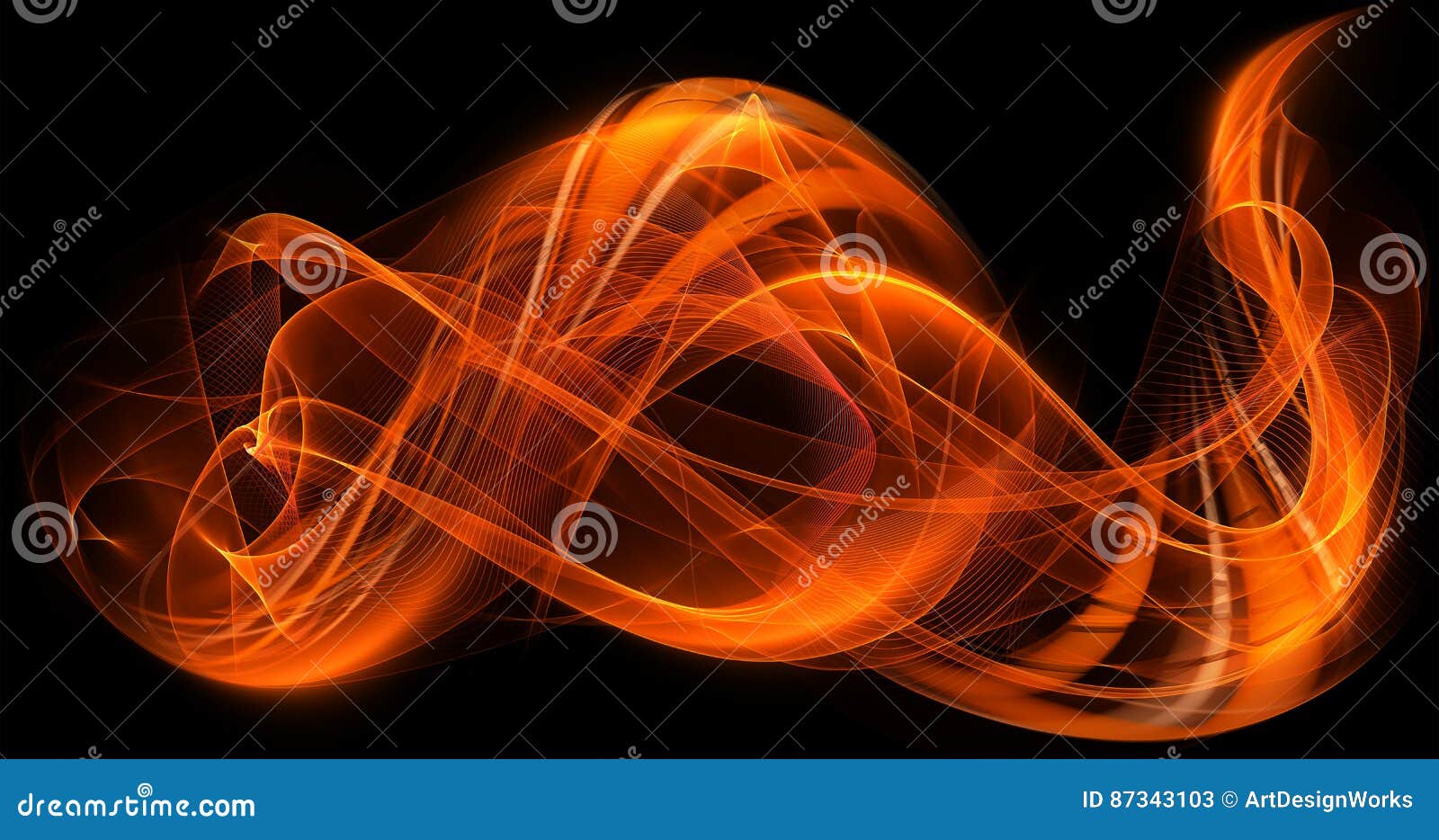 orange dynamic colors abstract modern flame background