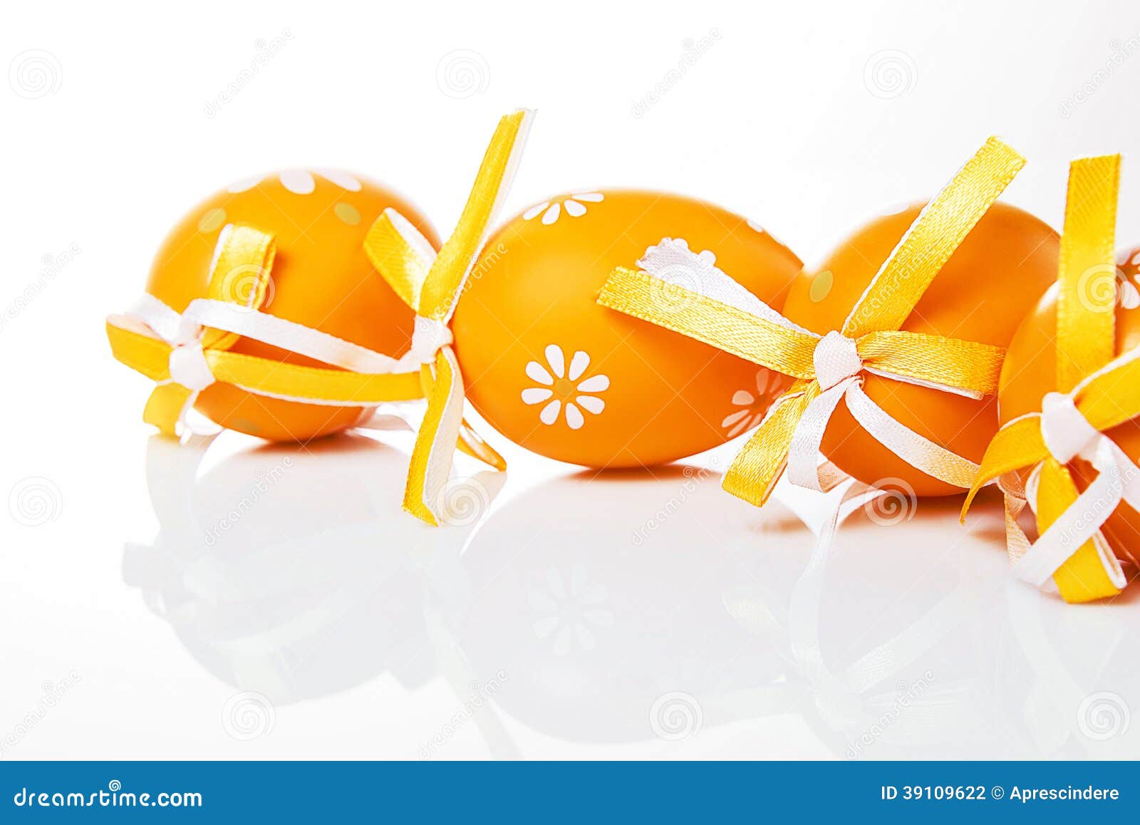 Orange Easter eggs stock photo. Image of holiday, easter 39109622