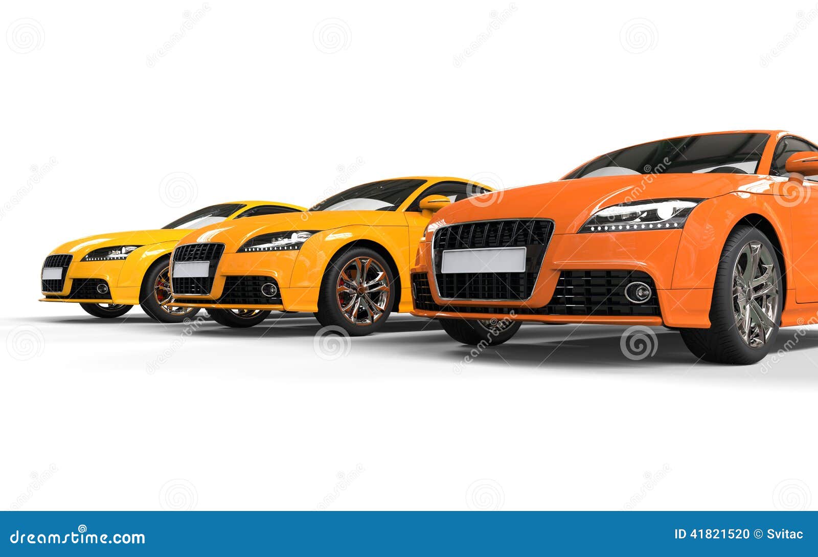 Orange fast cars stock illustration. Illustration of background - 41821520