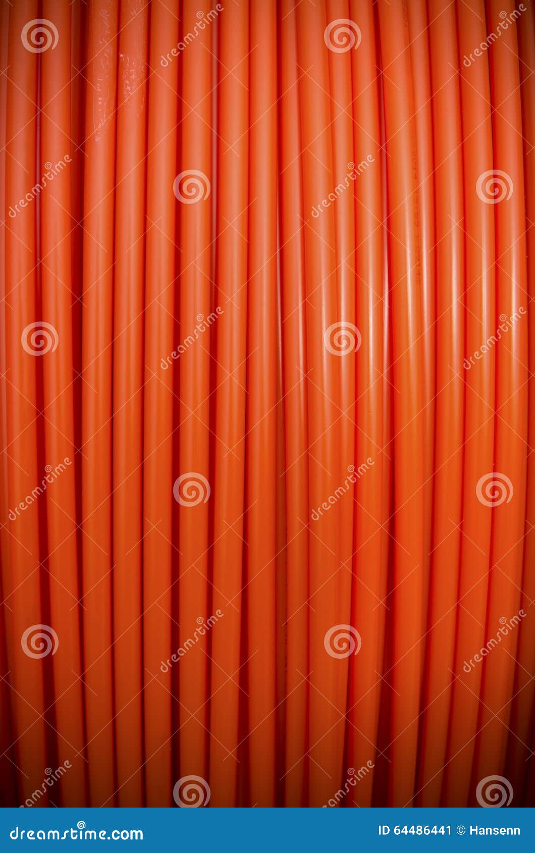 Orange fiber cables stock image. Image of information 64486441