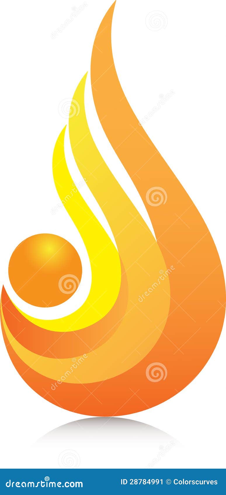 orange flame