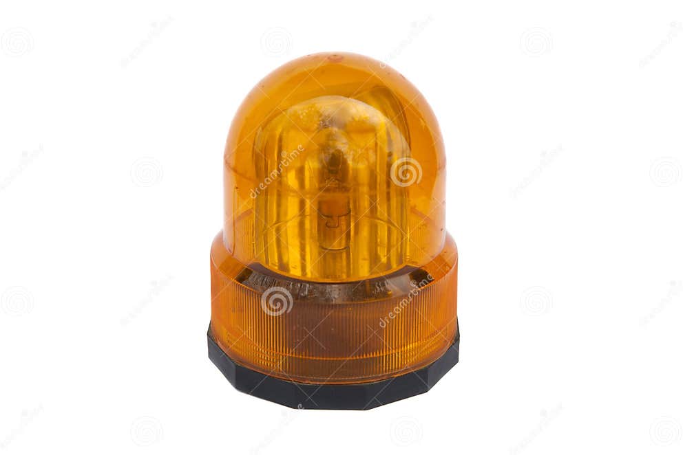 Orange flashing light stock image. Image of ambulance 31386637