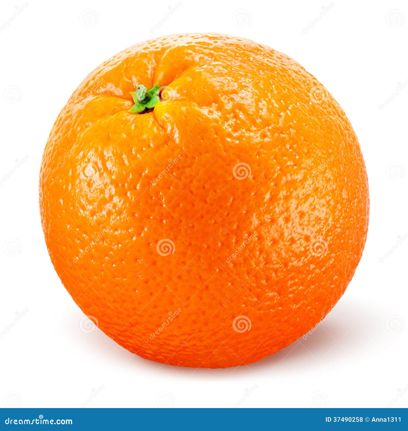 Orange Fruit Isolated On White Background In India Orange Fruit Stock
