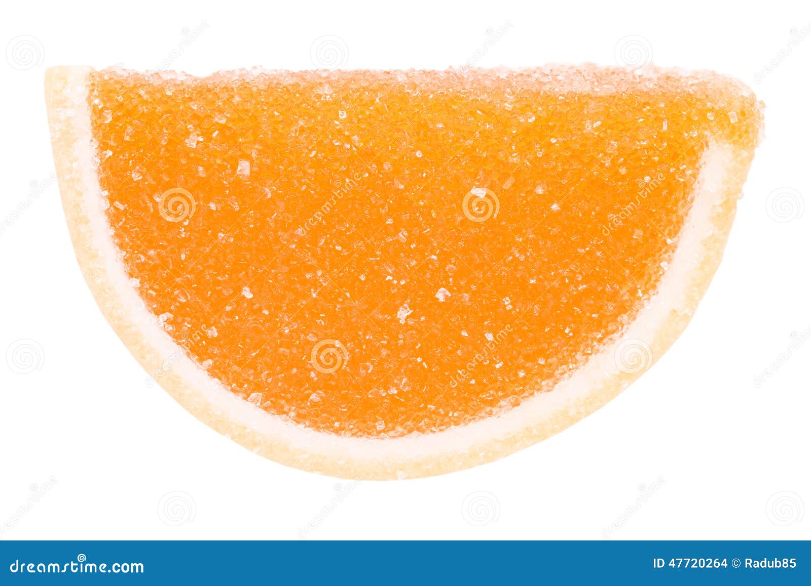 Orange Fruit Jelly Isolated Stock Photo Image of orange