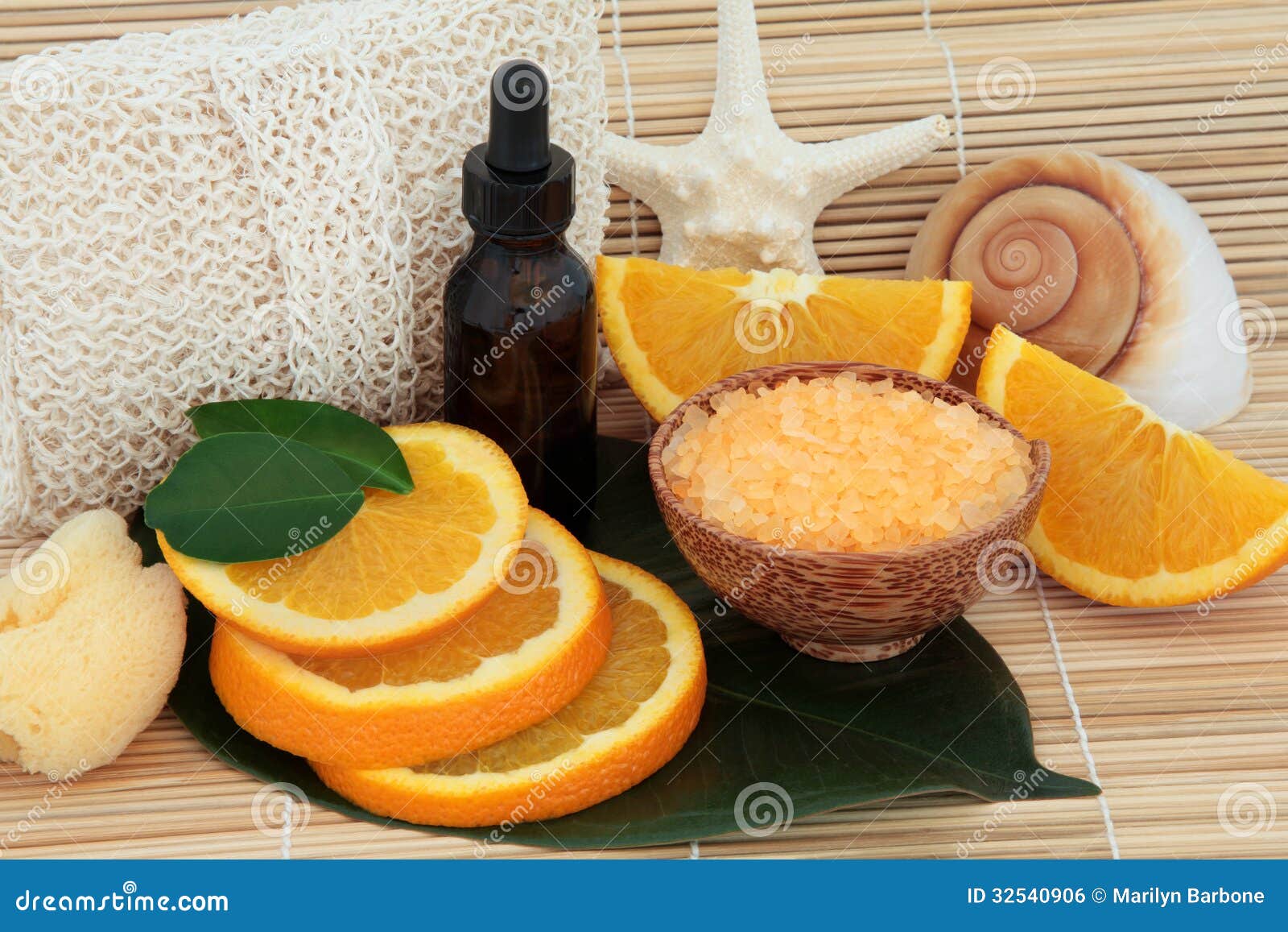 Orange Fruit Spa stock photo. Image of care, purity, scrub 32540906