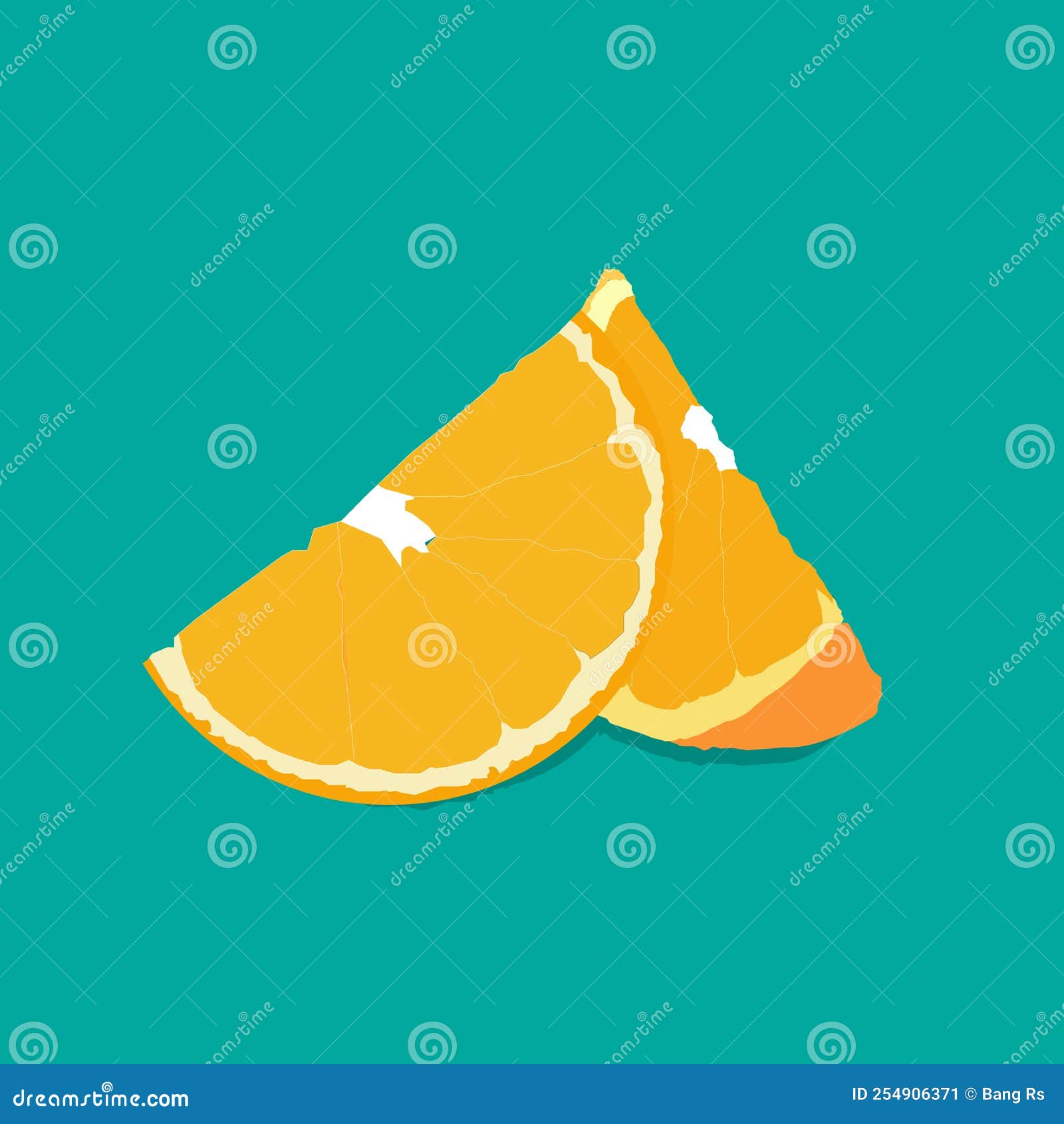Orange Fruit Vector Design, Stock Vector Illustration of presentation