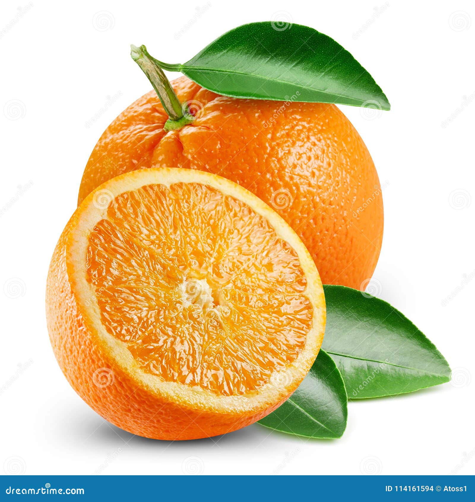 Orange fruits with leaf stock photo. Image of collection - 114161594