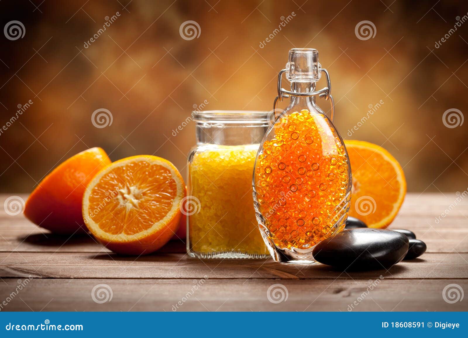 Orange fruits and minerals stock image. Image of organic 18608591