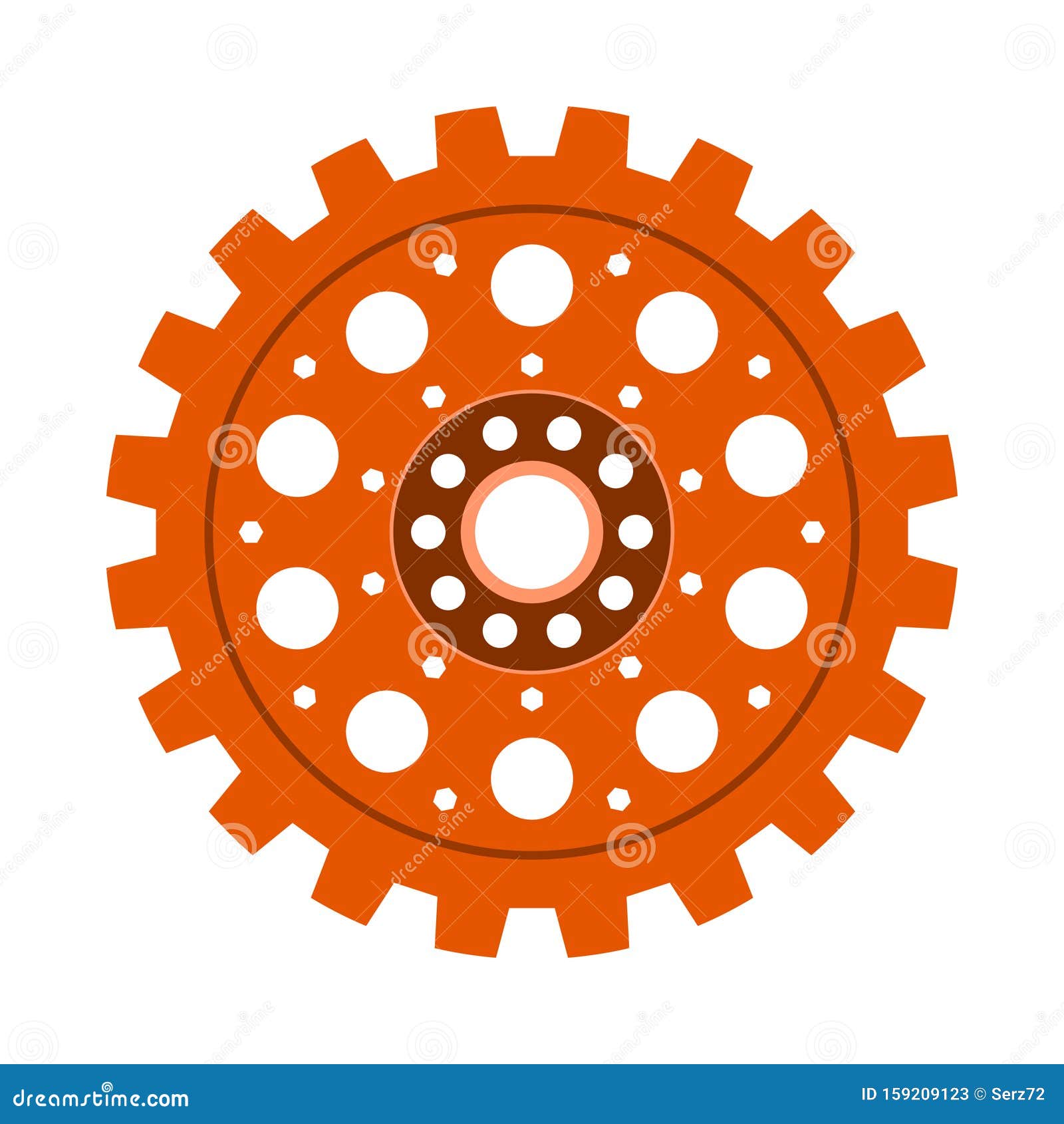 wheel and cog wheel and cog