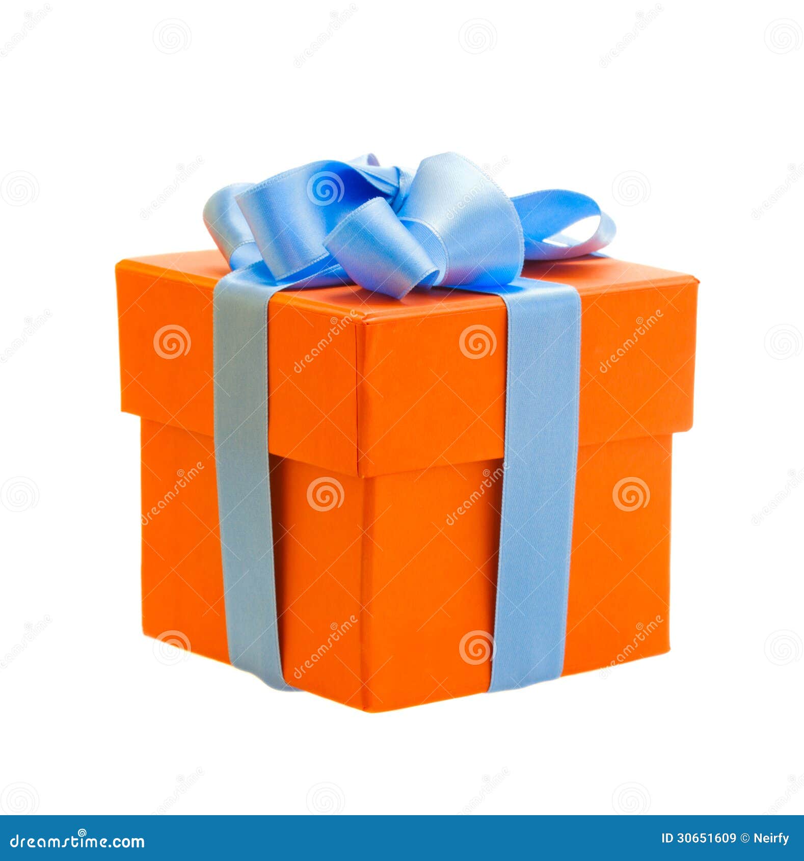 What's better than an orange box? An orange box with blue inside M