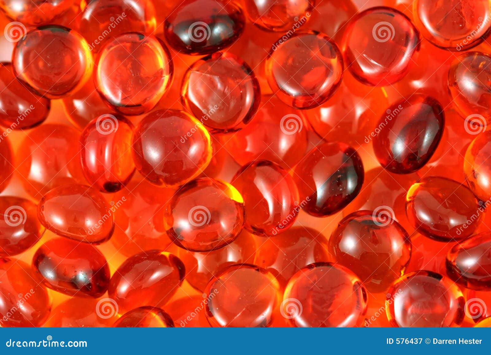 Orange Glass Beads stock image. Image of stones, random 576437