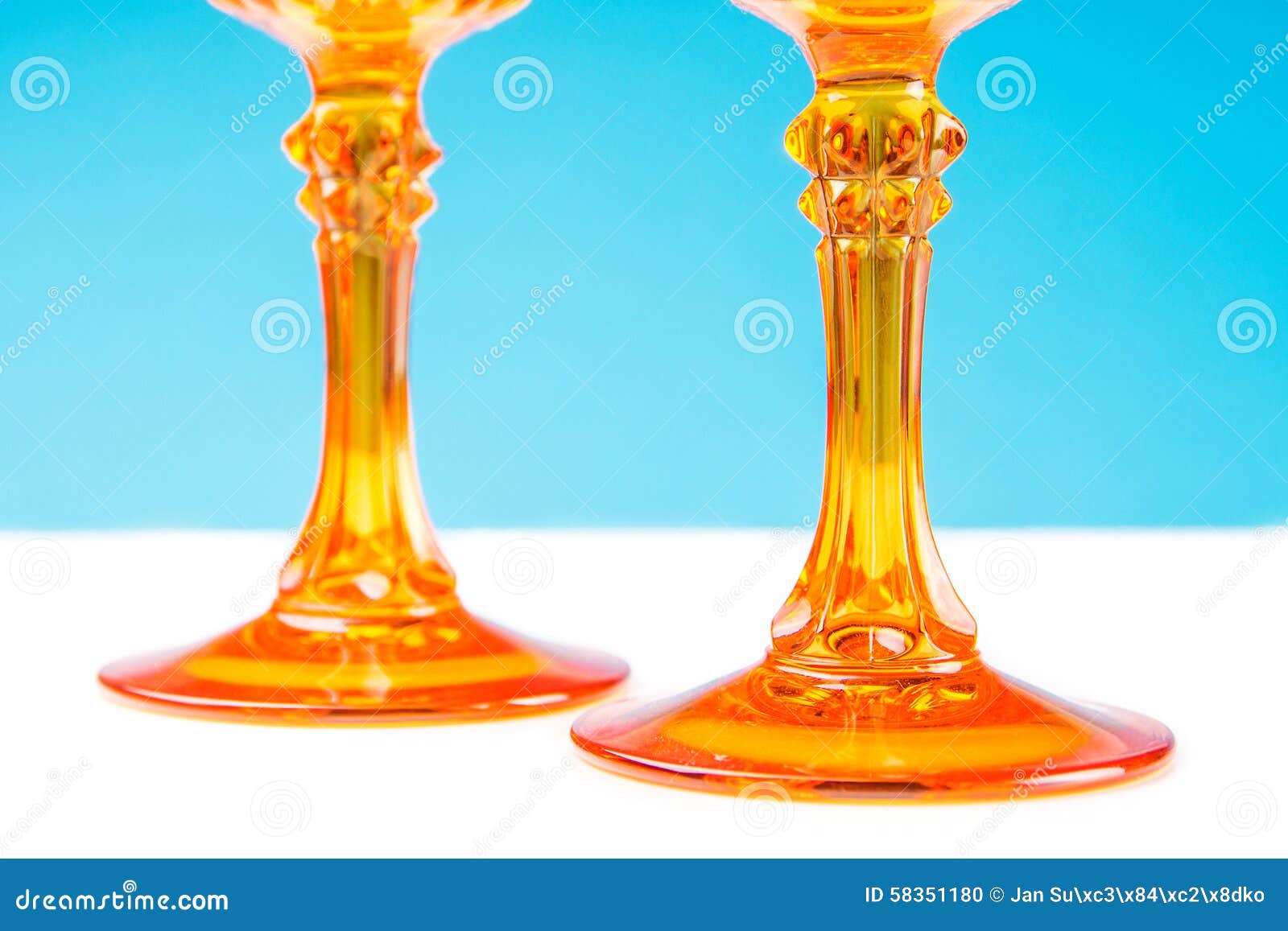 Orange glass stock photo. Image of orange, fragile, vertical 58351180