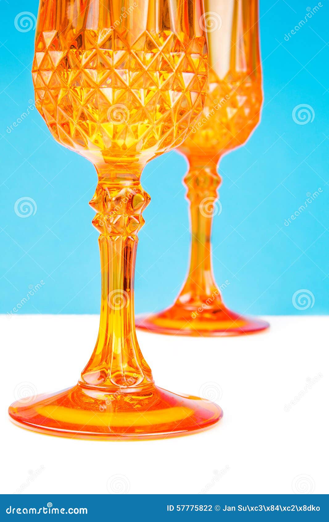 Orange glass stock photo. Image of rhomboid, closeup 57775822
