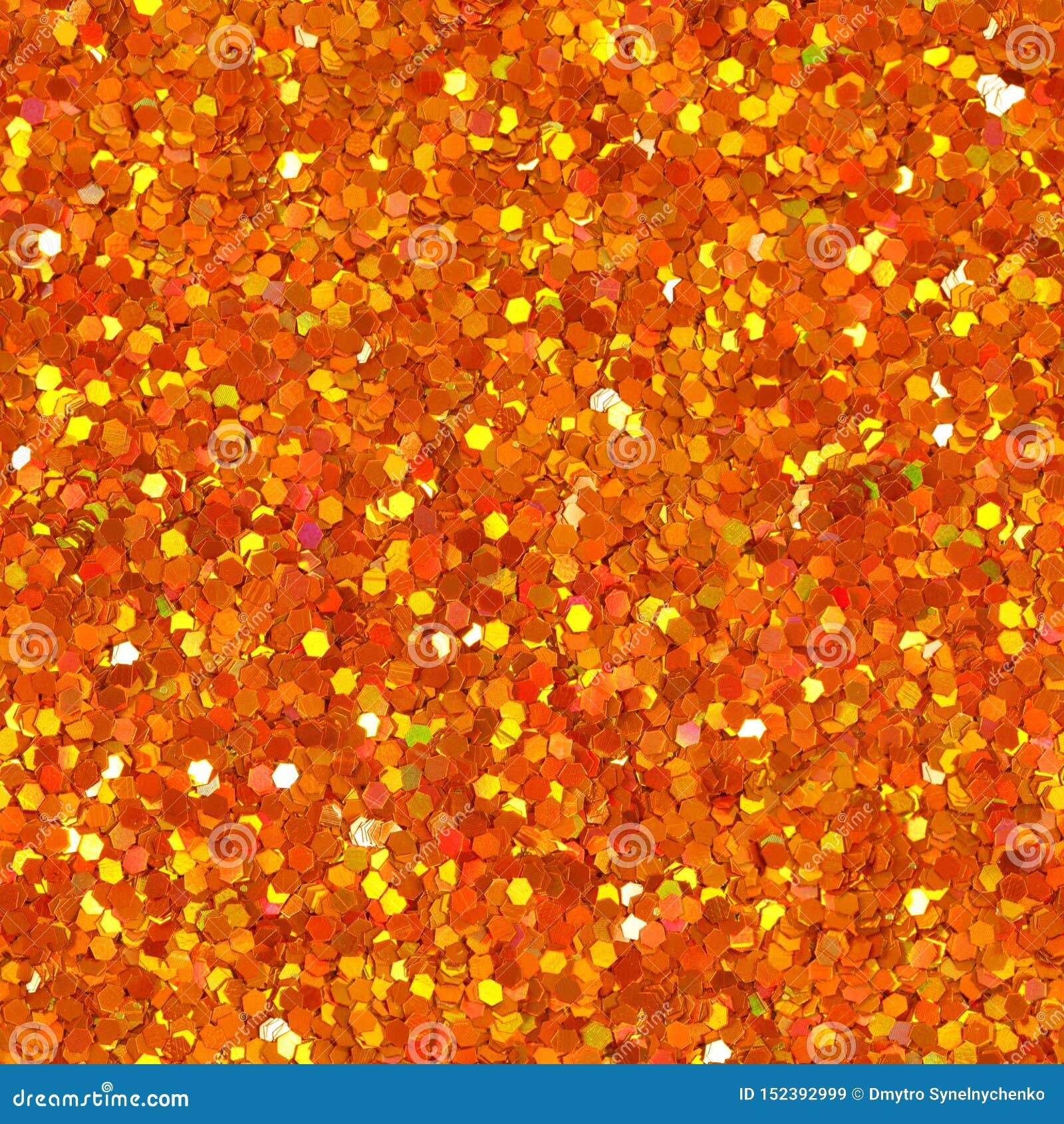 Orange Glitter Wallpaper