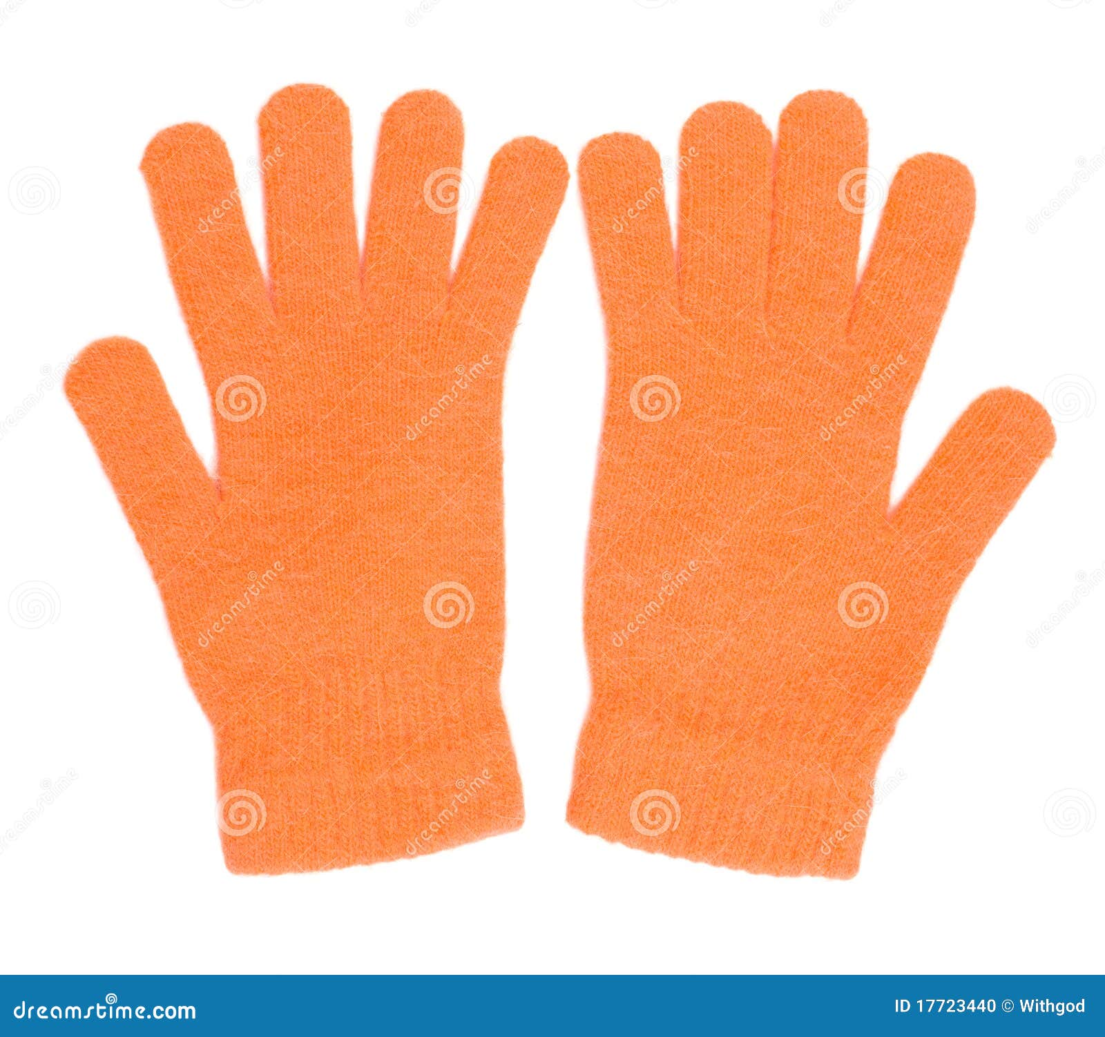Orange gloves stock photo. Image of pair, manufactured 17723440