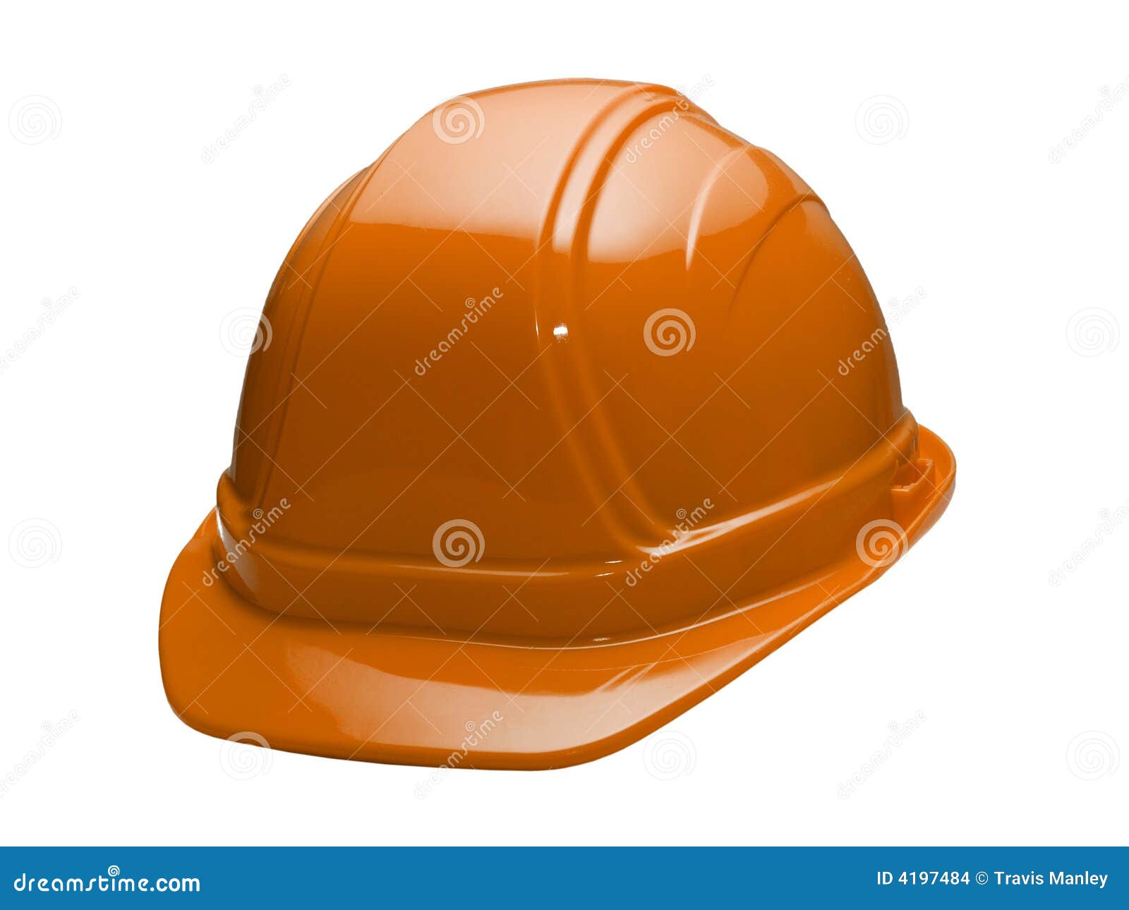 Orange Hard Hat stock photo. Image of closeup, guard, object 4197484