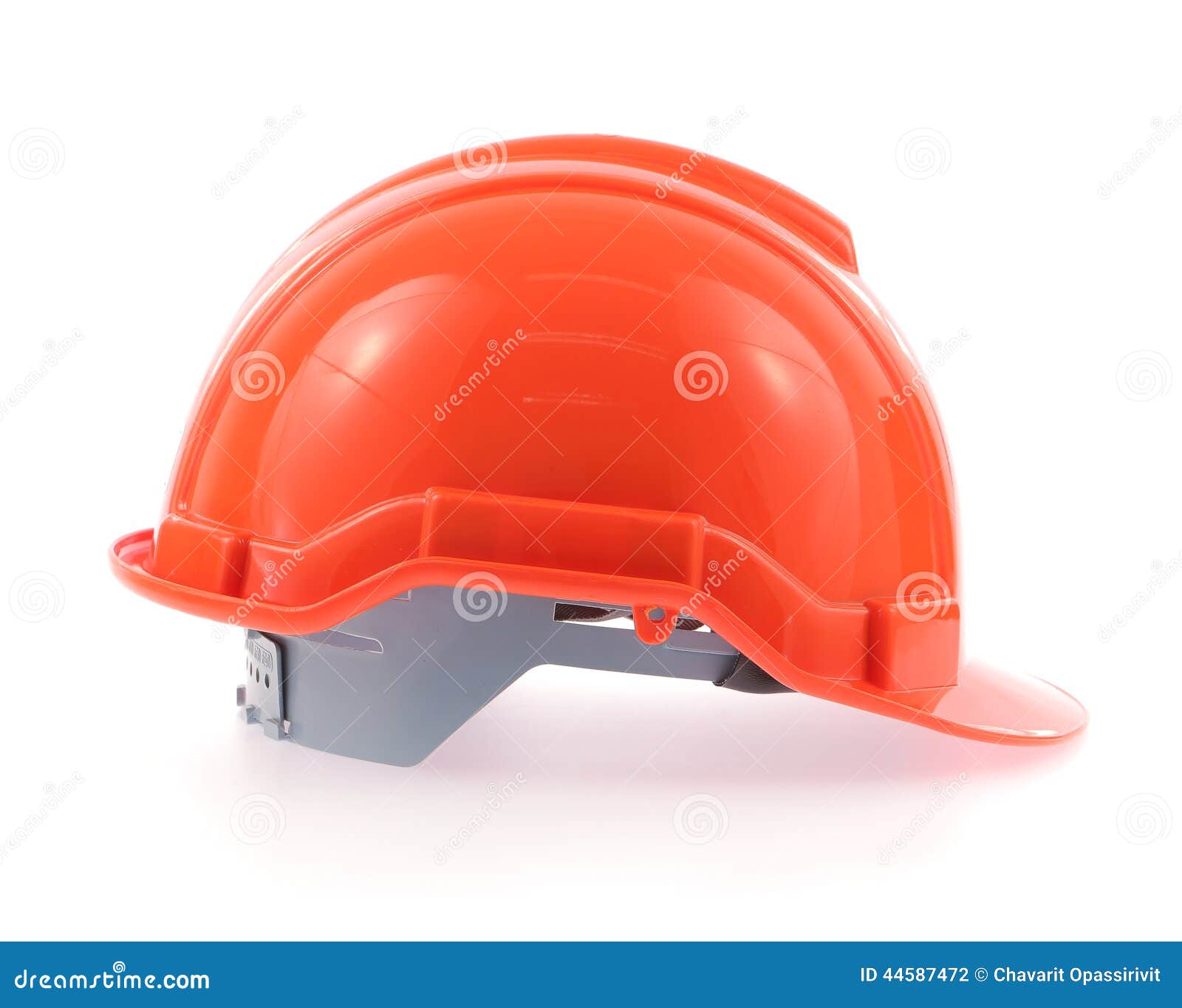 Orange helmet stock photo. Image of clear, head, engineer 44587472