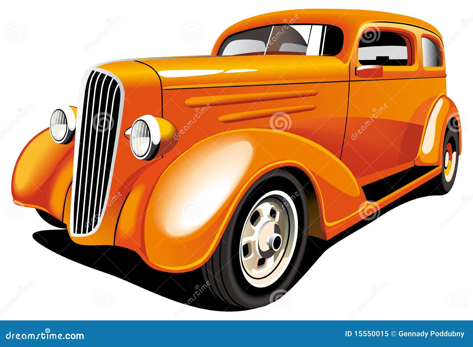 orange hot rod