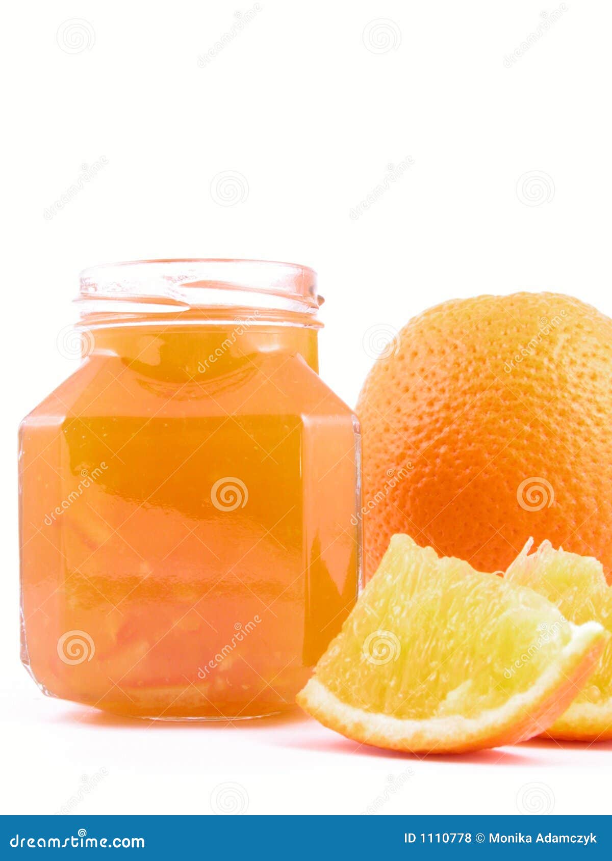 Orange jam stock photo. Image of natural, confiture, dessert 1110778
