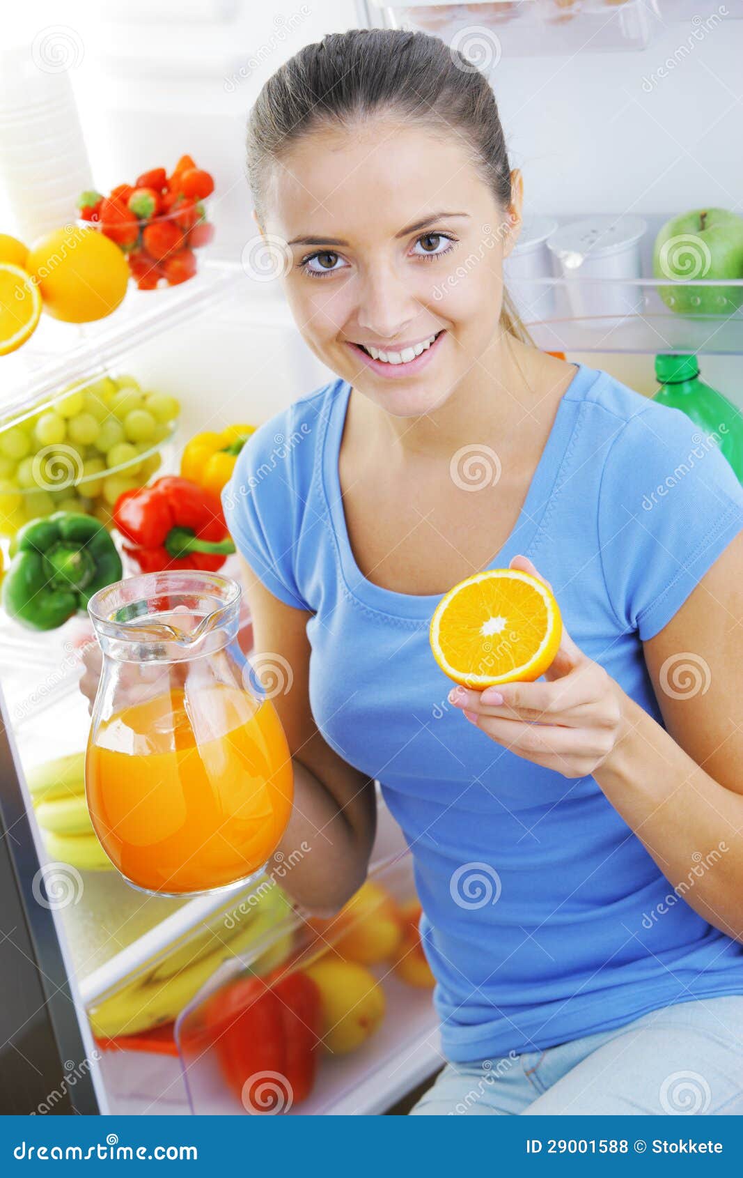 Orange juice stock photo. Image of carafe, interior, food 29001588