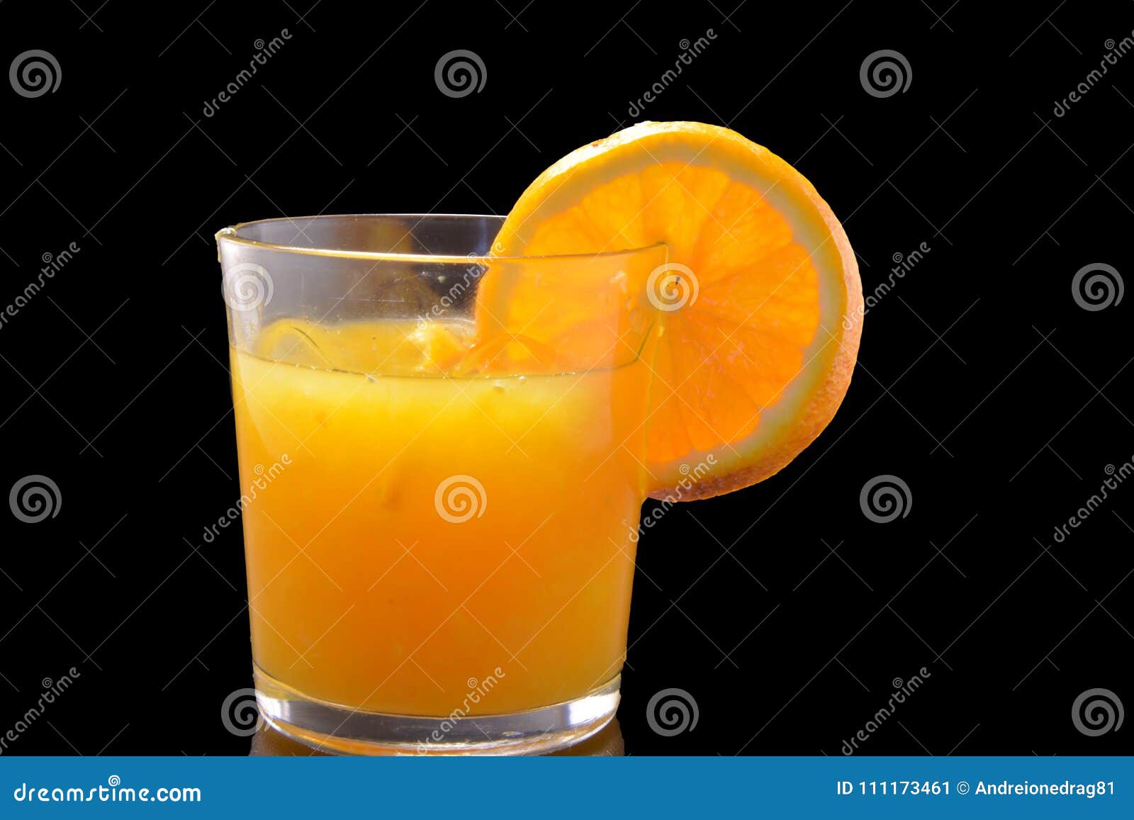Orange Juice on Black Background Stock Image - Image of background ...