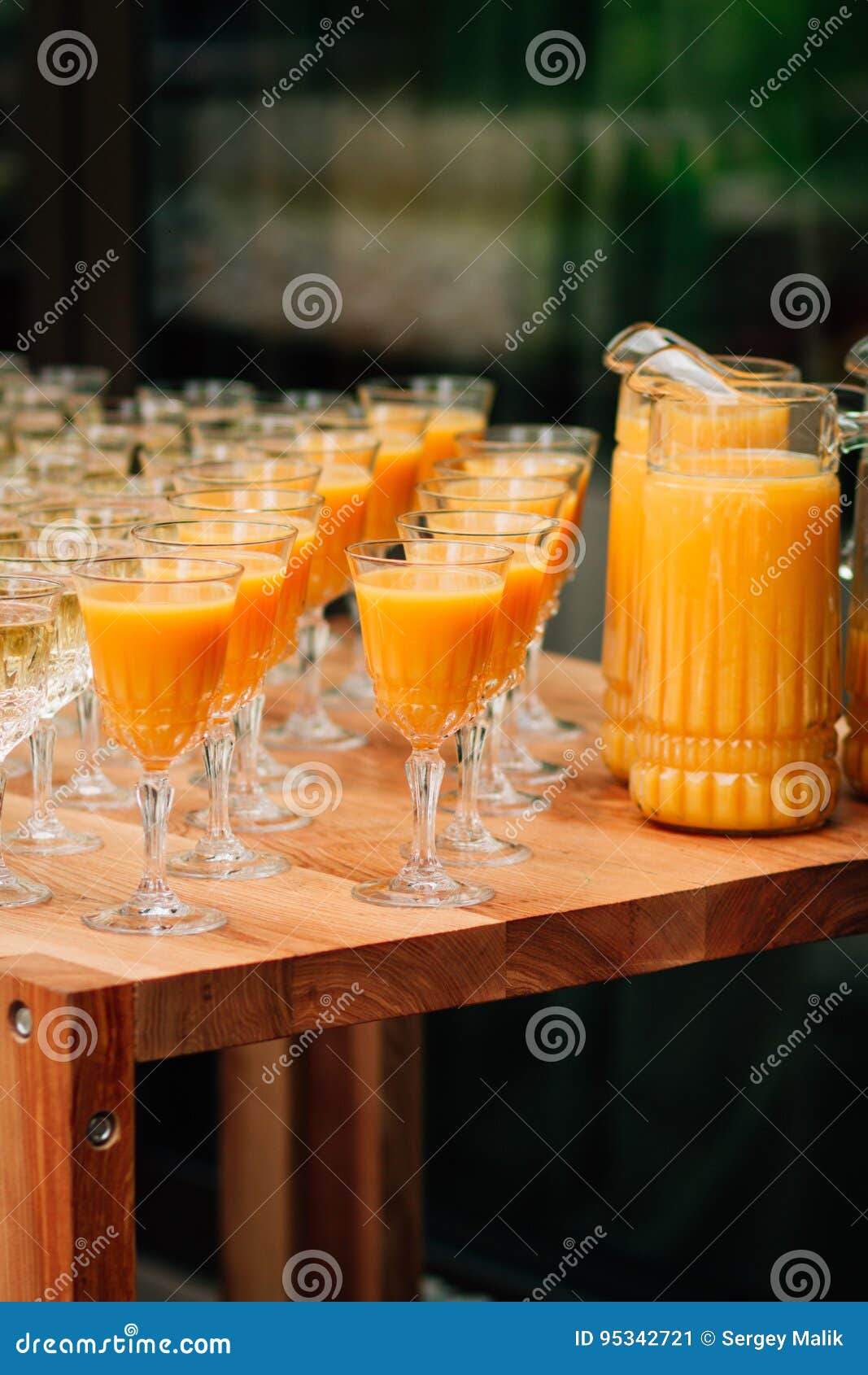 Orange juice stock image. Image of champagne, freshness 95342721