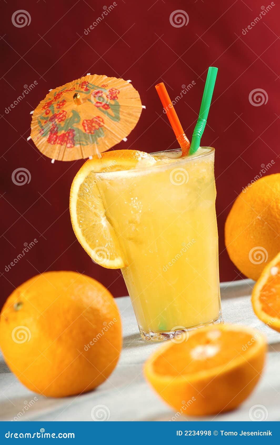 Orange juice cocktail stock photo. Image of refreshment 2234998