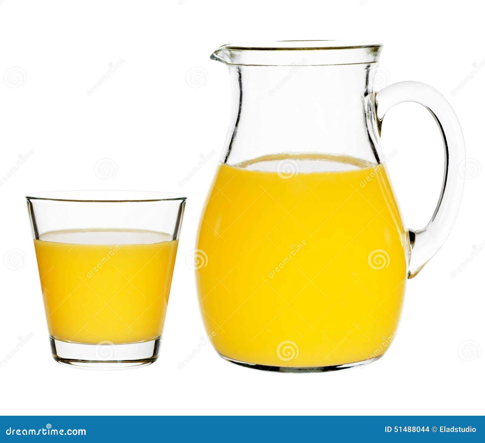 Orange Juice in a Glass and Carafe Stock Photo Image of ripe, color