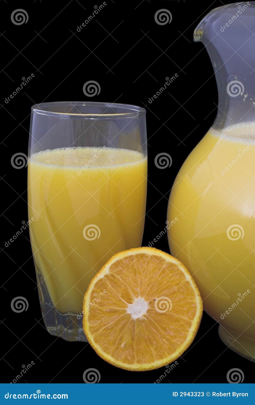Orange Juice Pitcher and Fruit Stock Image Image of cropped, poured
