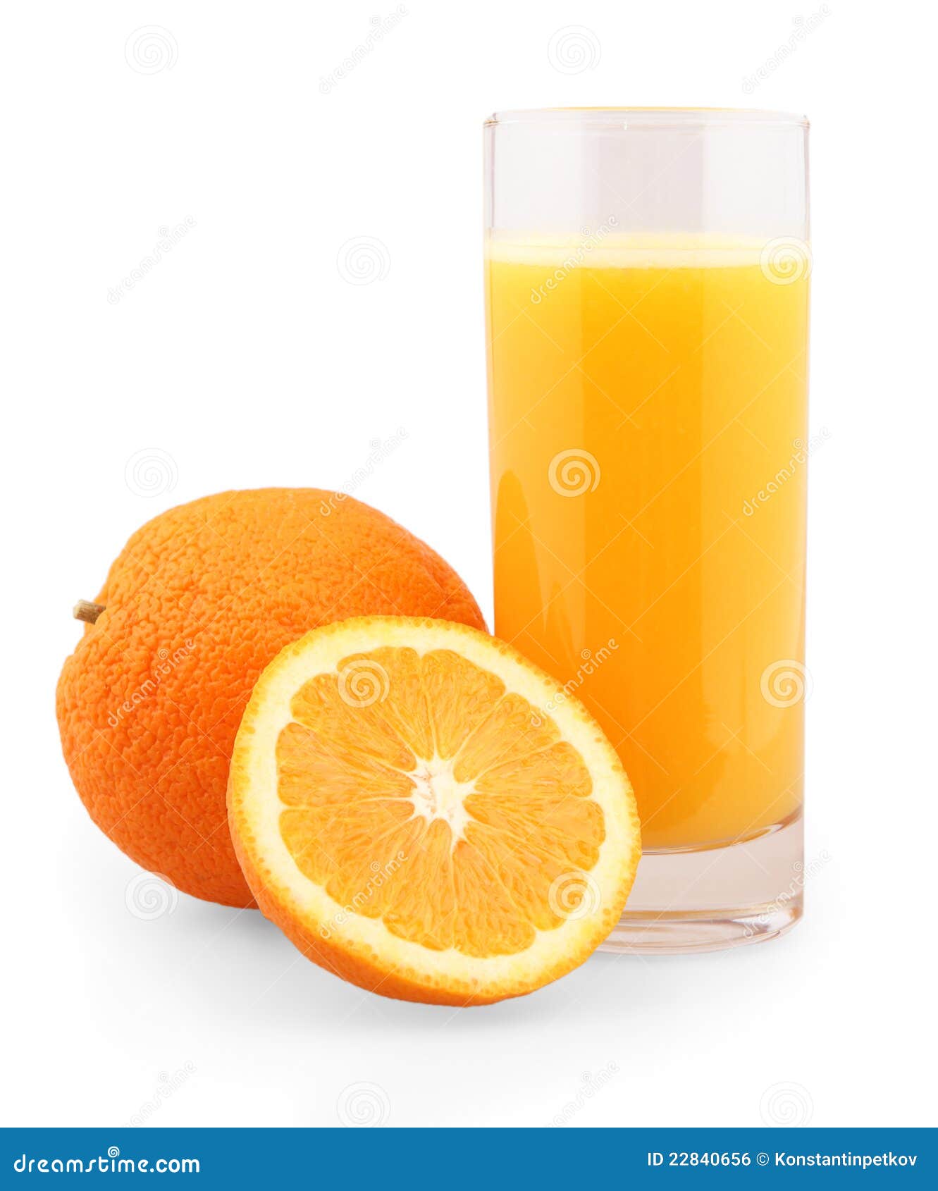 Orange juice on white stock photo. Image of beverage 22840656