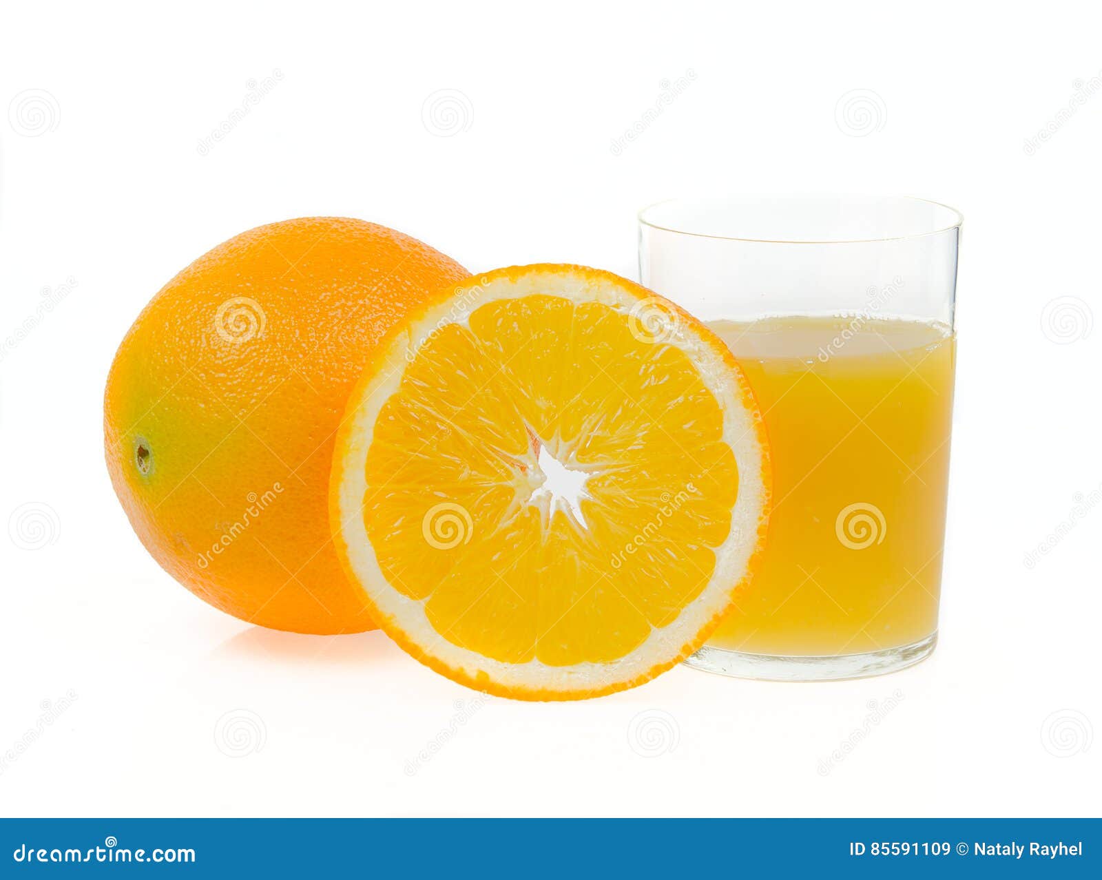 Orange and juice stock image. Image of full, natural 85591109