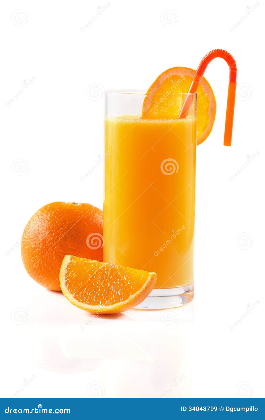 Orange juice on white stock image. Image of closeup, eating 34048799