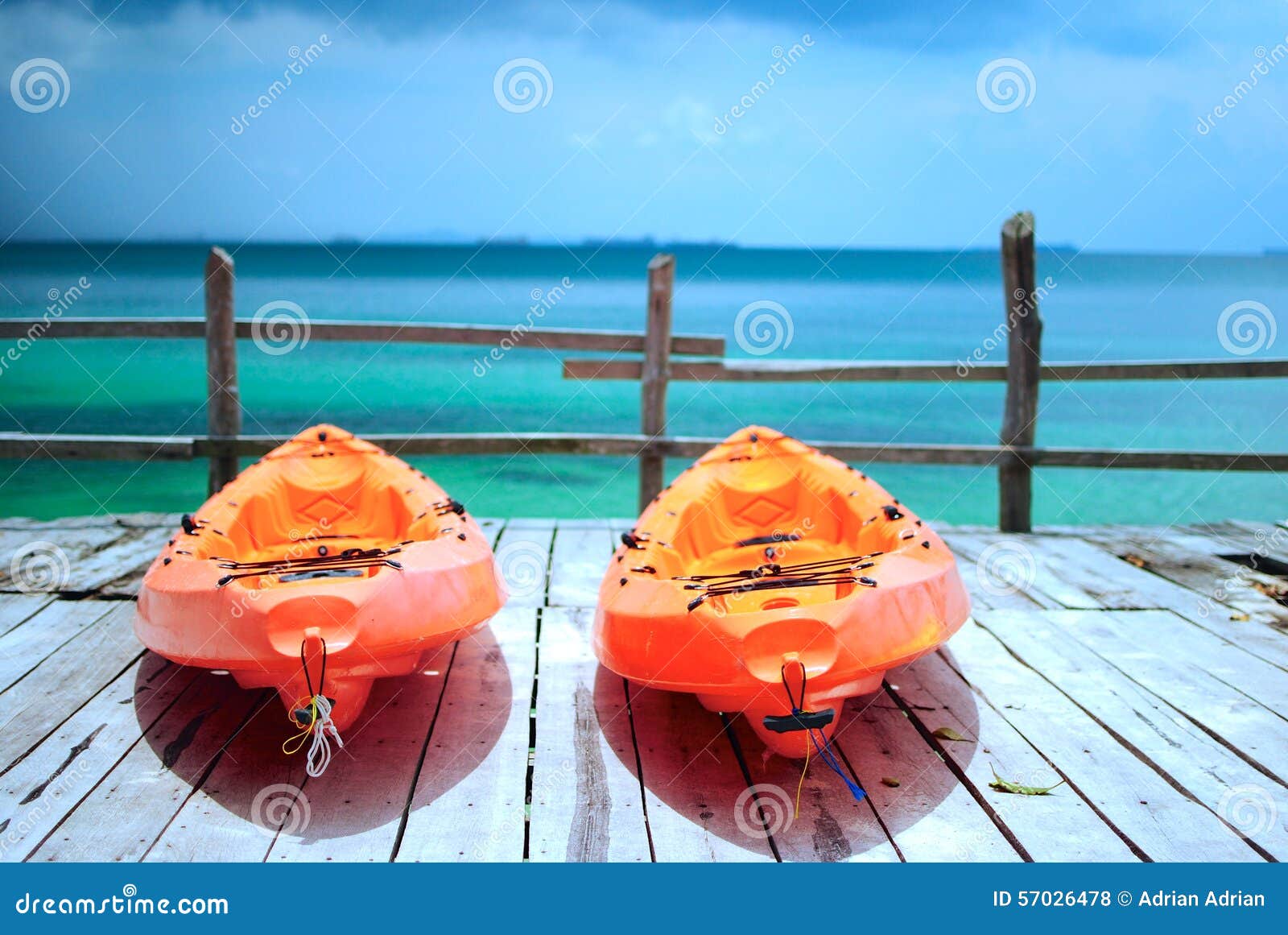 Orange kayak beach stock photo. Image of holidays, canoe 57026478