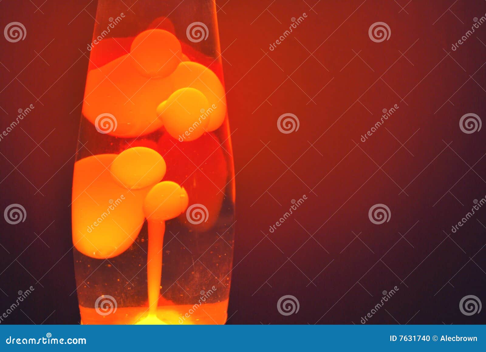 orange lava lamp