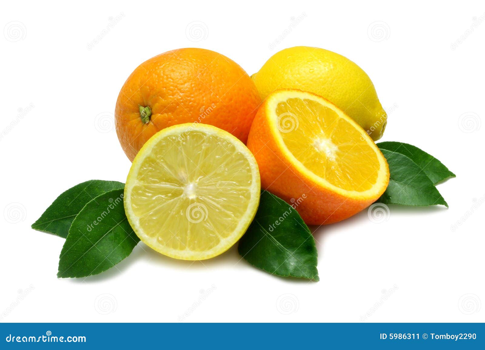 Orange And Lemon Stock Image - Image: 5986311