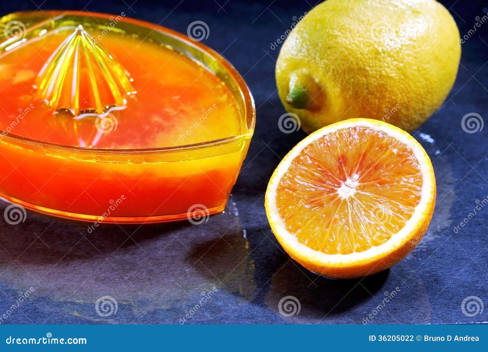 Orange And Lemon Juice Stock Photo Image Of Food Cold 36205022