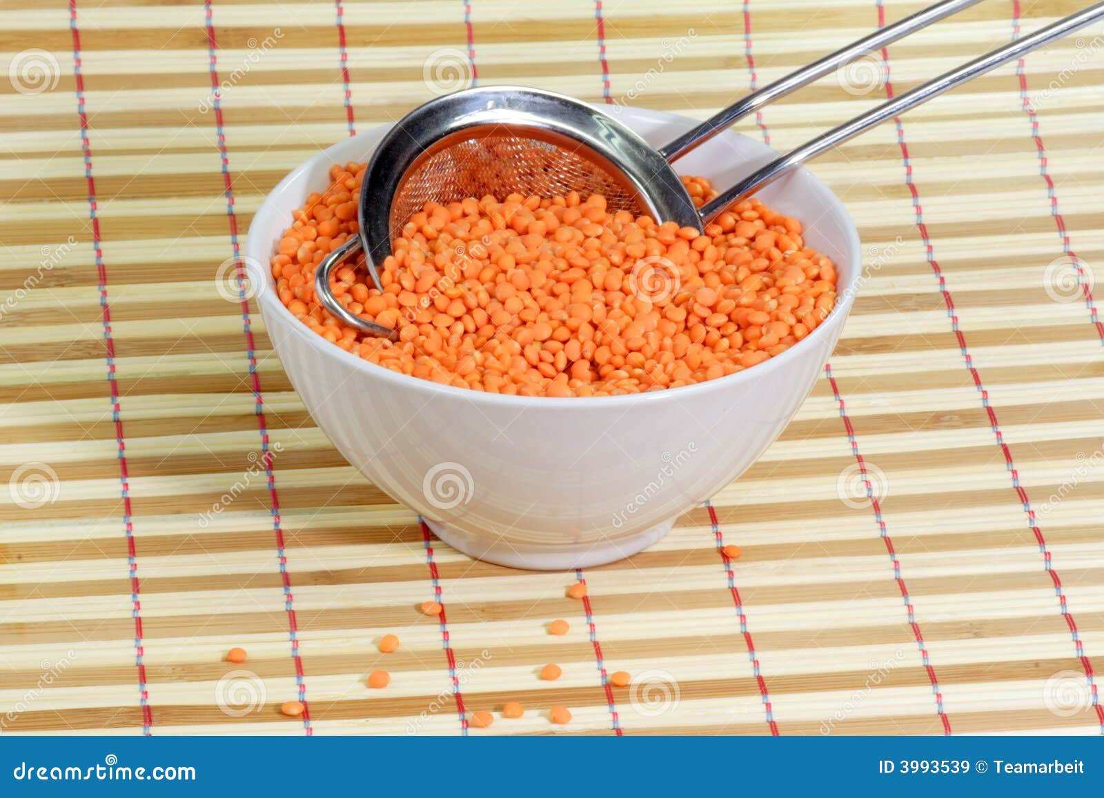 Orange Lentils stock image. Image of background, dried 3993539