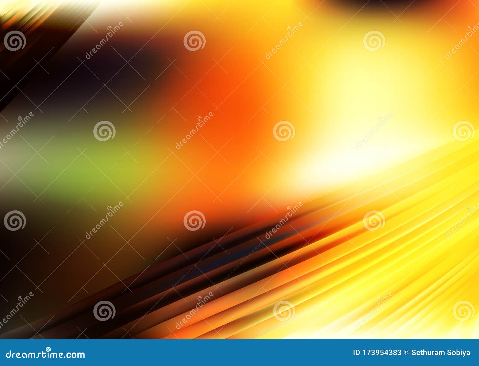 Orange Light Abstract Background Vector Illustration Design Stock