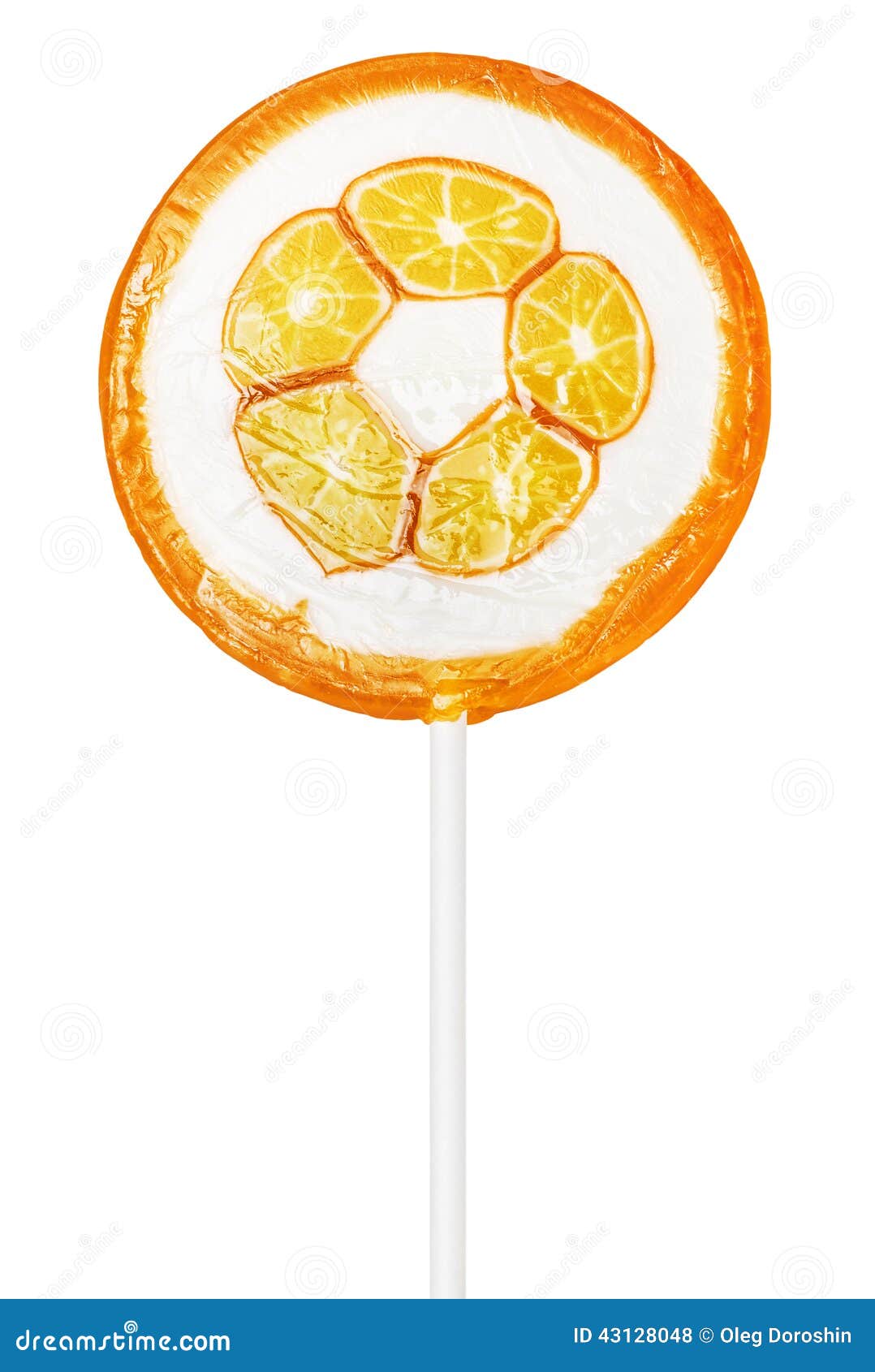 Orange Lollipop Isolated Stock Images 1,631 Photos