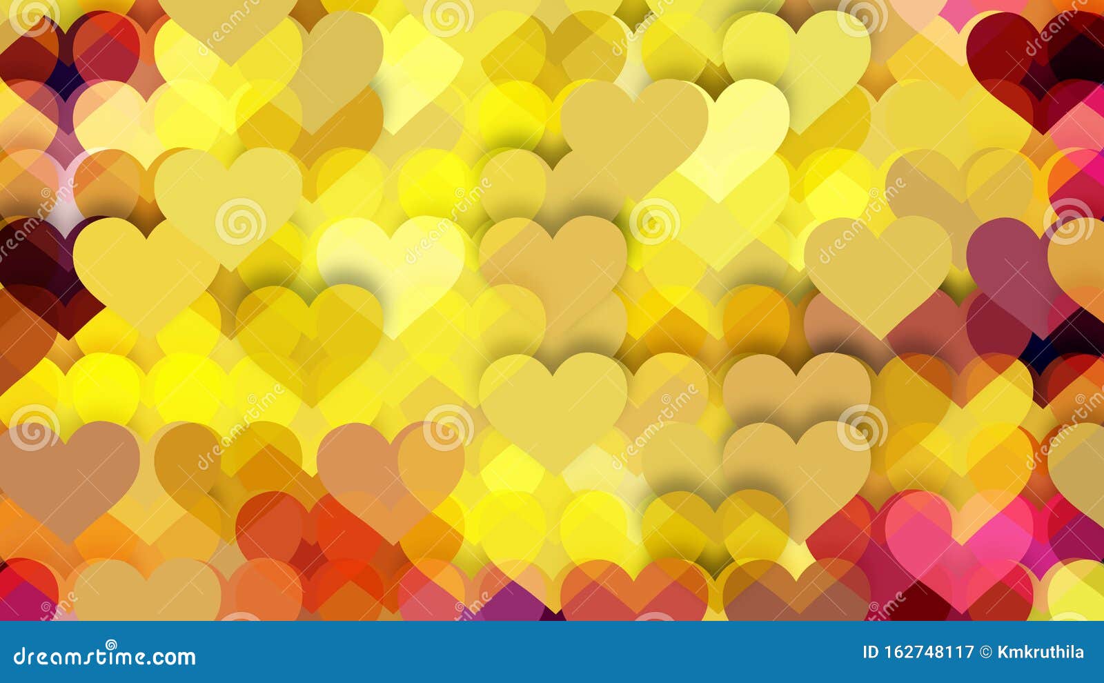 Orange Love Background Vector Image Stock Vector Illustration of