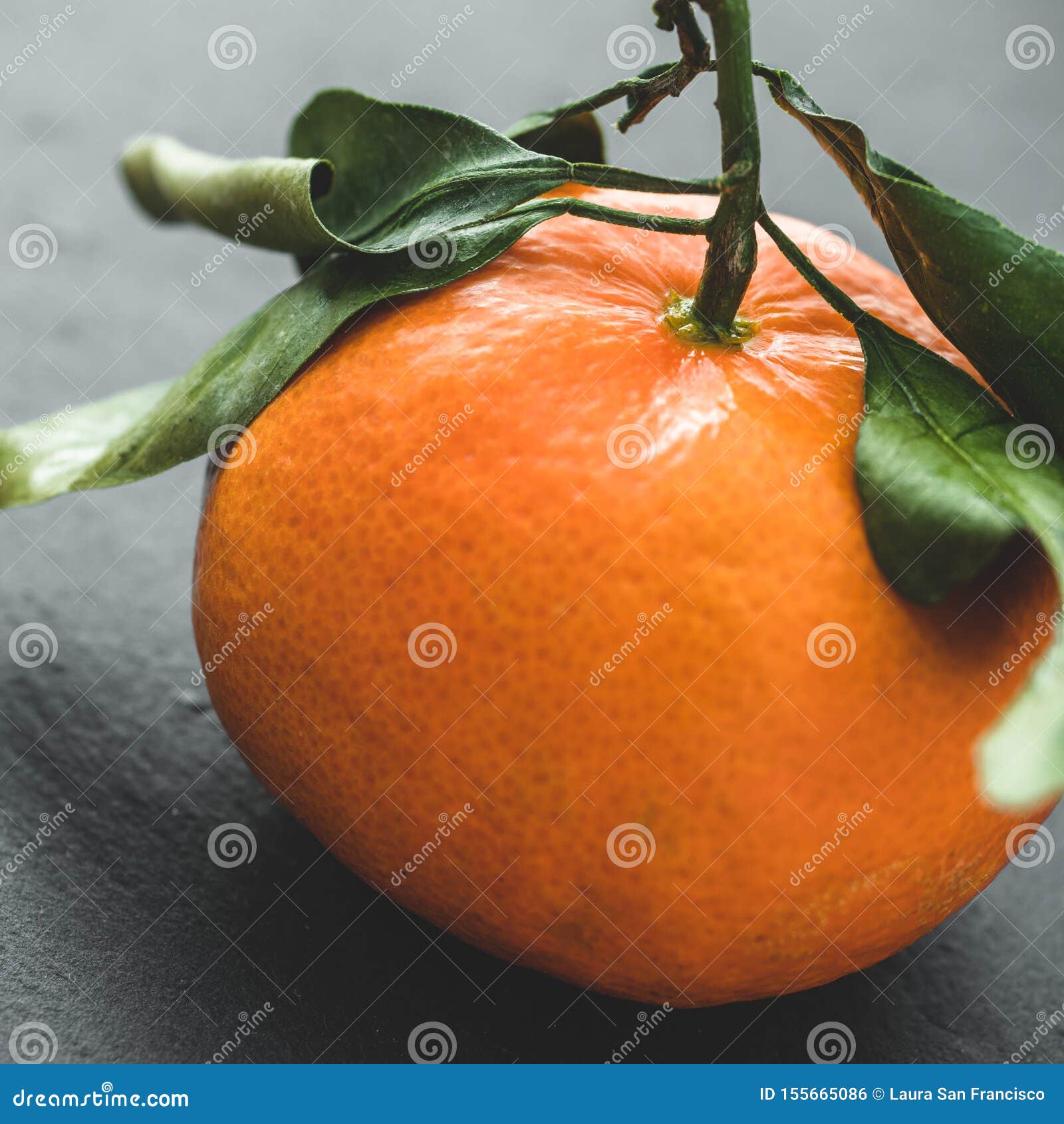 Fresh Mandarin Orange with Leafs Stock Photo Image of healthful