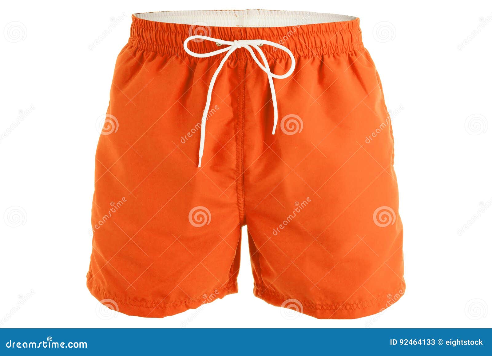 Orange Men Shorts for Swimming Stock Image - Image of belt, background ...