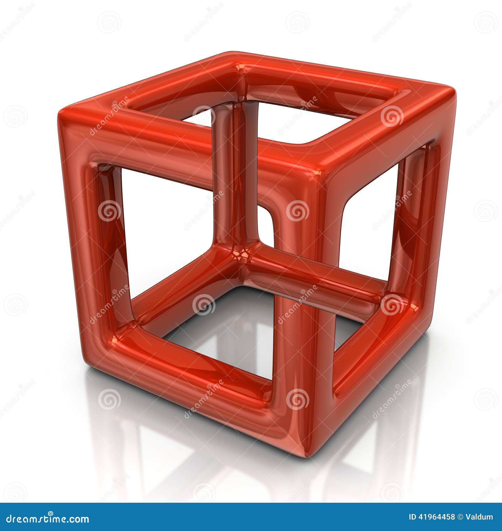 Orange Optical Illusion RoyaltyFree Cartoon 41964458