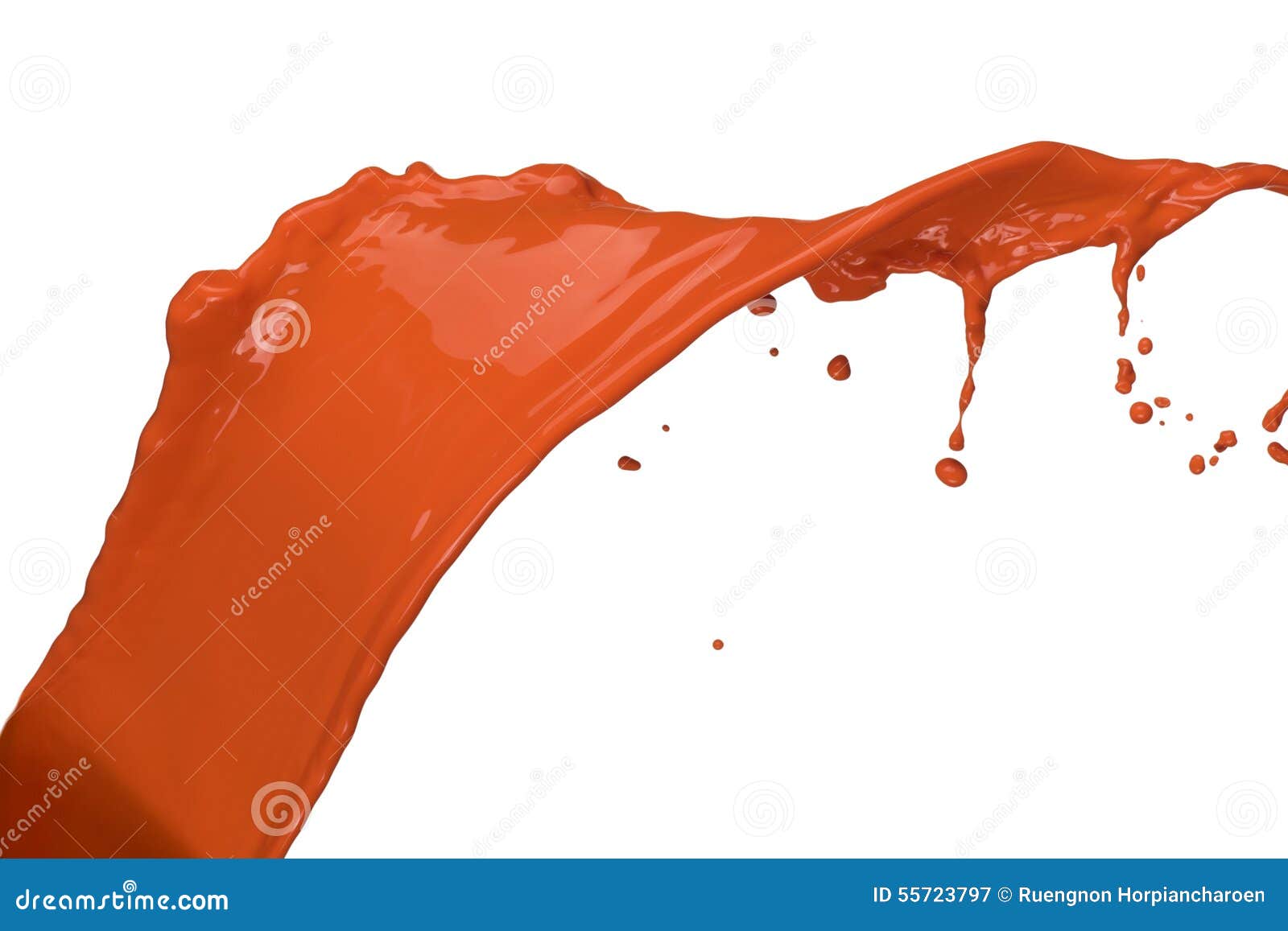 Orange Paint Splash stock image. Image of artistic, paint 55723797