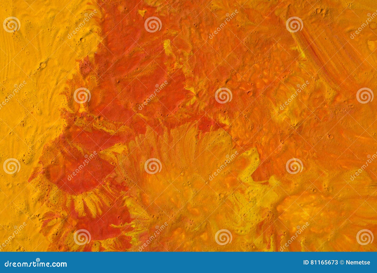 Orange Paint Texture Background Stock Illustration - Illustration of ...
