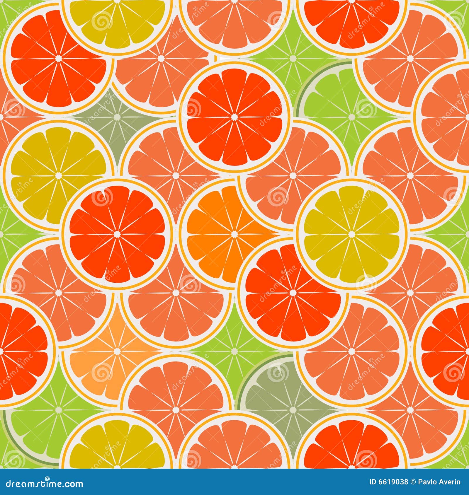 Orange paradise_2 stock vector. Illustration of seamless 6619038