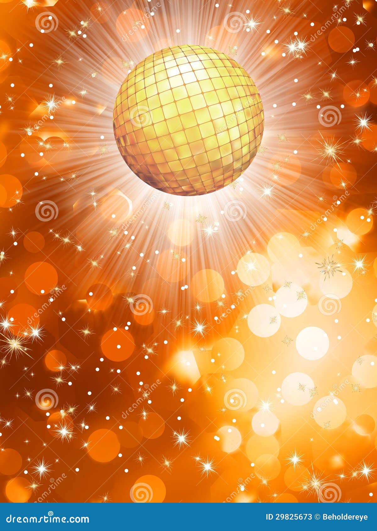 Orange Party Background. EPS 10 Stock Photos - Image: 29825673