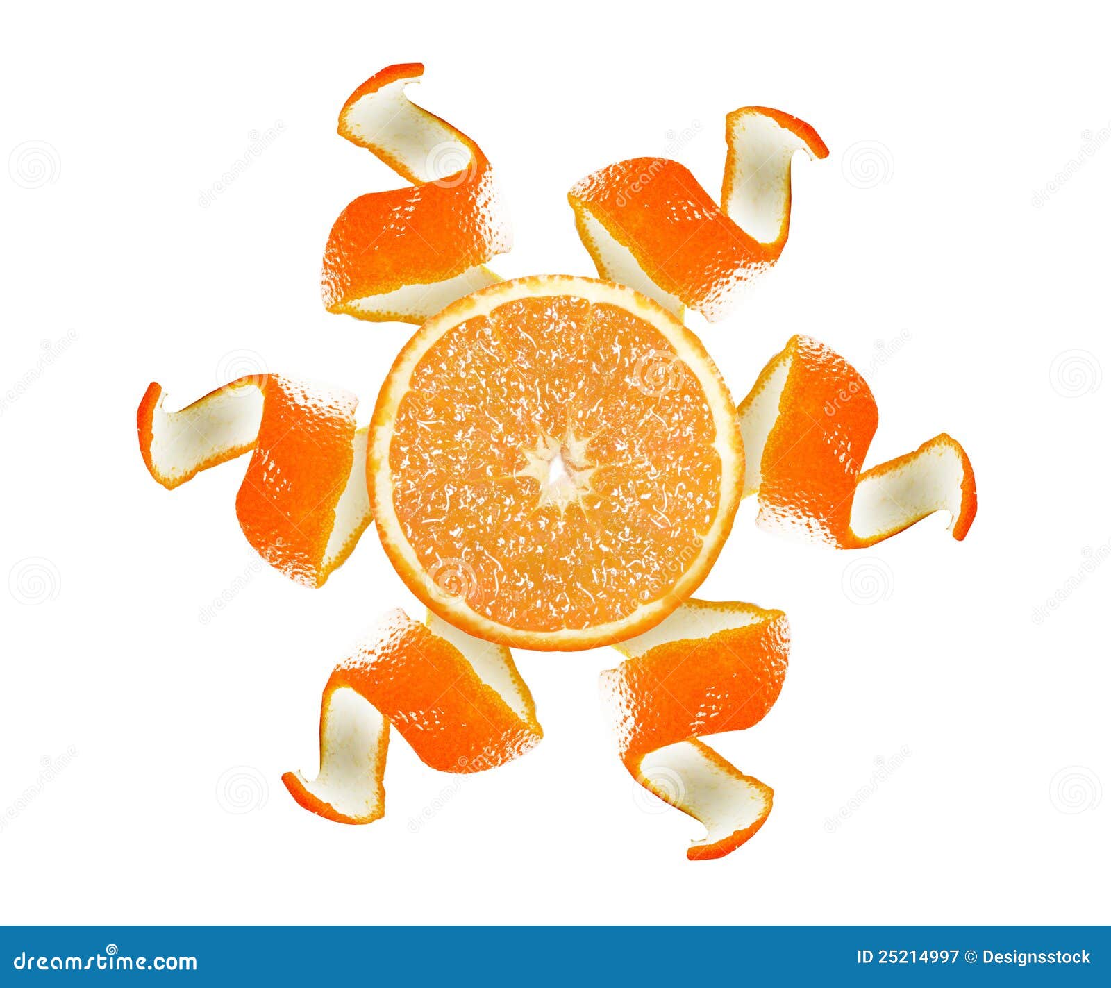 Orange peel and slice stock image. Image of conceptual 25214997